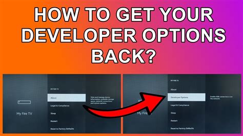 developers options on firestick